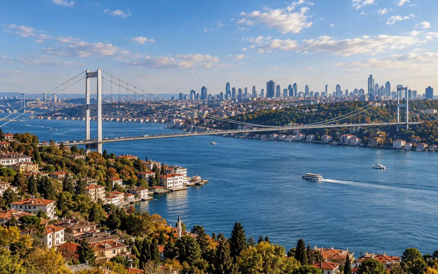 İstanbul Boğazı Türkiye geneli hizmet alanı temsili